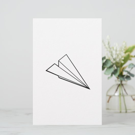 紙飛行機 便箋 (スタンド正面)