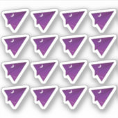 紙飛行機 夜空 旅行 リマインダー ブジョ プランナー シール (正面)