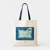 紙飛行機 |旅は次で始まる独身の。 トートバッグ (裏面)