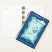 紙飛行機 |旅、冒険、旅行 プランナー手帳 (ディスプレー)