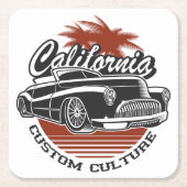 紙飲み物用コースター スクエアペーパーコースター (正面)