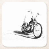 紙飲み物用コースター スクエアペーパーコースター (正面)