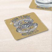 紙飲み物用コースター スクエアペーパーコースター (アングル)