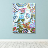 紙鳥I キャンバスプリント (インサイチュ (ウッドフロア))