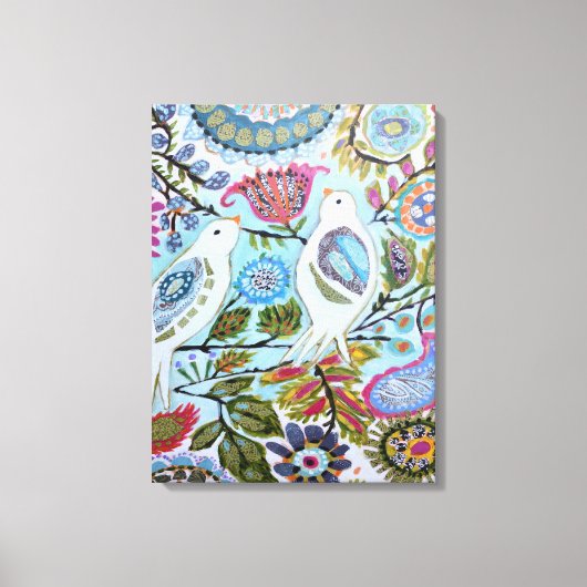 紙鳥I キャンバスプリント (正面)