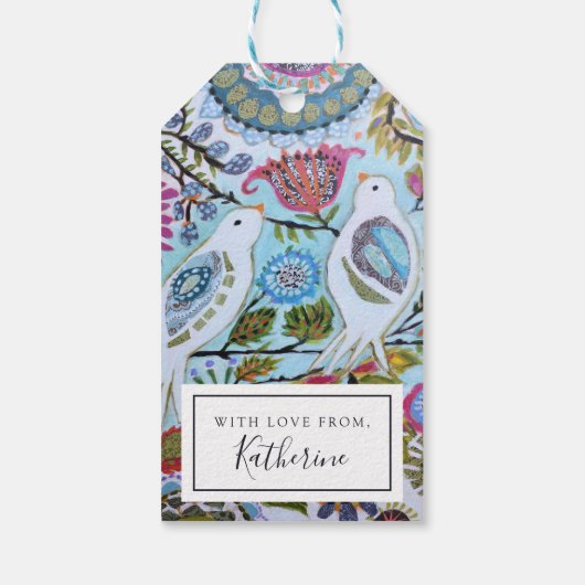 紙鳥I ギフトタグ (裏面)