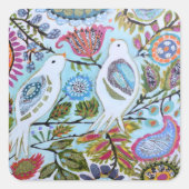 紙鳥I スクエアシール (正面)