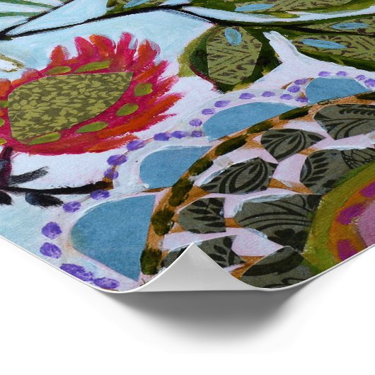 紙鳥I ポスター (角)