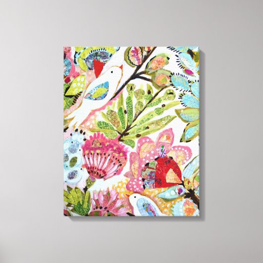 紙鳥II キャンバスプリント (正面)