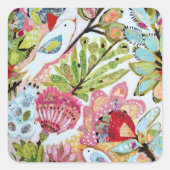 紙鳥II スクエアシール (正面)