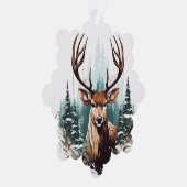 紙鹿の追加または単語の編集オーナメントカード オーナメントカード (右)