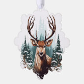 紙鹿の追加または単語の編集オーナメントカード オーナメントカード (左)