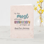 紙1周年記念カード – 遊おもしろいオン・ワード カード (黄色い花)