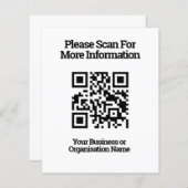 紙・シートの顧客情報のQRコード (正面/裏面)