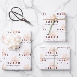 紙・シートを包んでくれてありがとう ラッピングペーパーシート