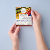 紙、文房具、事務用品、文房具店 チラシ (手)