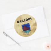 紙_33, Logogalwayco2, Gaillmh ラウンドシール (封筒)