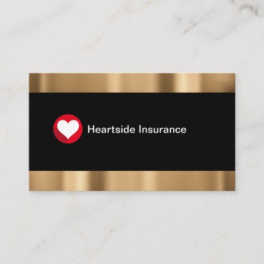 級別保険代理店名刺デザイン 名刺 (正面)