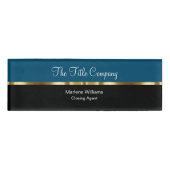 級別閉業者テーマ実在財産 名札 (正面)