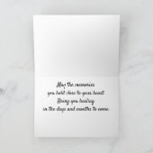 **紛失時**悔やみや弔慰と修復カード カード (内部)