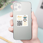 紛失物返却QRハンディボット シール (スマートフォン)