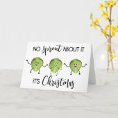 素っ気なおもしろいいクリスマス カード (黄色い花)