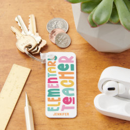 素カラフル子先生カスタム キーホルダー