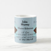 素ユーモアのある人漁師 コーヒーマグカップ (中央)