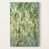 素地のスパイラルノート、通常のモチーフ ノートブック (裏面)