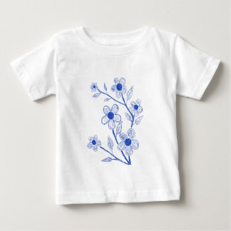 素描画 ベビーTシャツ