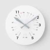 素数しか必要としない人のための壁時計 ラウンド壁時計 (正面)