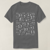 素数計算 Tシャツ (デザイン正面)