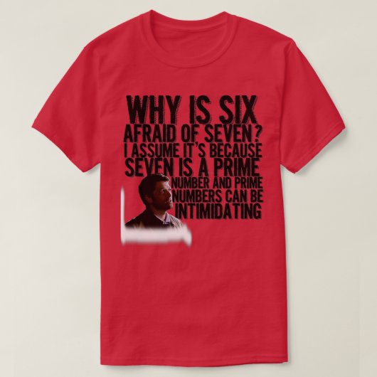 素数2 Tシャツ (デザイン正面)