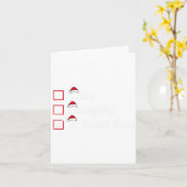 素敵いけななおもしろい・クリスマス カード (黄色い花)