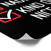 素敵いけななクリスマスのリスト ポスター (角)