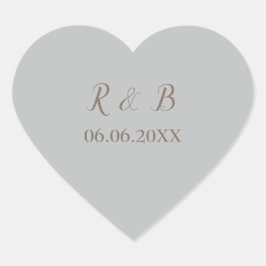 素敵でエレガントな結婚式 ハートシール