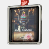 ***素敵でクール誕生日***オーナメント メタルオーナメント (左)