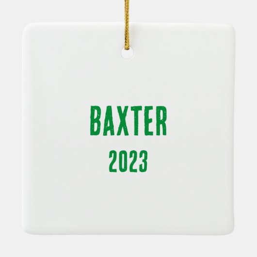 素敵ないけなパワソフクリスマスの飾り セラミックオーナメント (裏面)