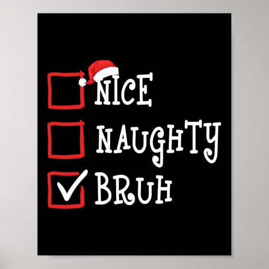 素敵ないけなブおもしろいルクリスマスの衣装クリスマス ポスター (正面)