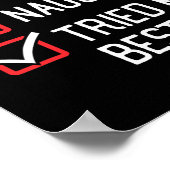 素敵ないけなリストが私のクリスマス最高のを試した ポスター (角)