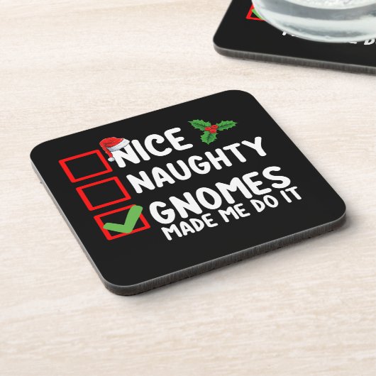 素敵ないけな格言がクリスマスリストを作ってくれた コースター (左側)