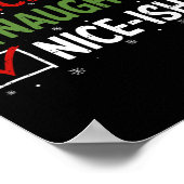 素敵ないけな素敵なクリスマスのパジャマスサンタク ポスター (角)