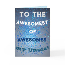 素敵なおじさんへのホリデーカード