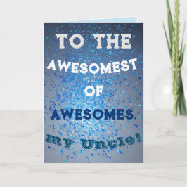 素敵なおじさんへのホリデーカード シーズンカード