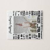 素敵なおめでとう卒業写真 ジグソーパズル (横)