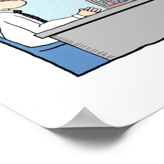 素敵なおもしろい一日のポスターを持っている ポスター (角)