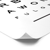 素敵なお爺ちゃんの眼鏡見てくれてありがとう ポスター (角)