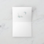 素敵なお花のフレームありがとう サンキューカード (内部)