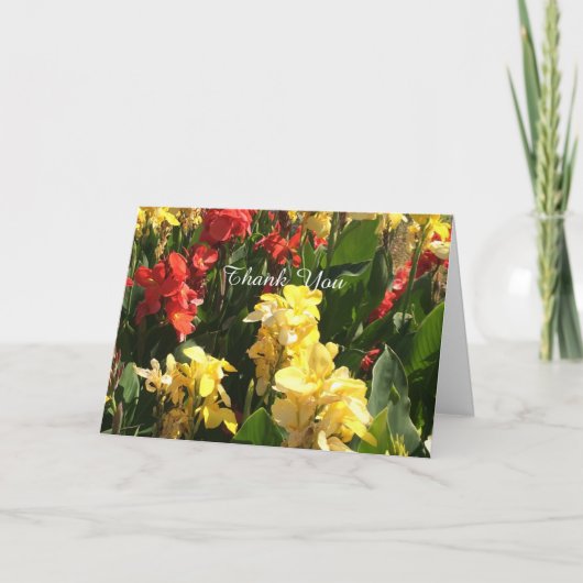 素敵なお花 ありがとう サンキューカード (正面)