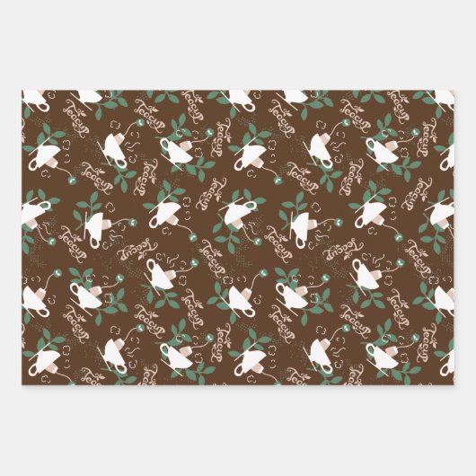 素敵なお茶 ラッピングペーパーシート (正面)